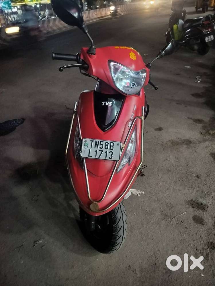TVS Zest 110 - Mat Red Colour