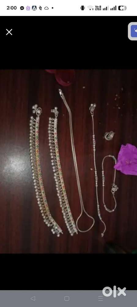 Silver Chandi beautiful collection nose ring Gold collection