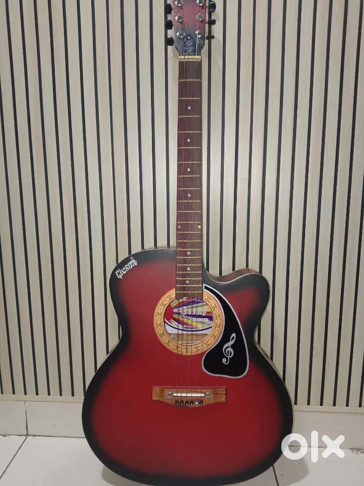 Acoustic guitar with adjustable truss rod