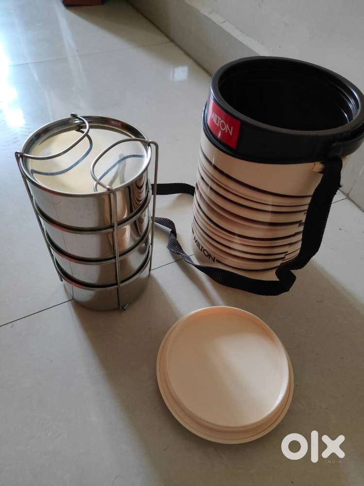 Miton Tiffin Box- 4 stainless steel at ₹500