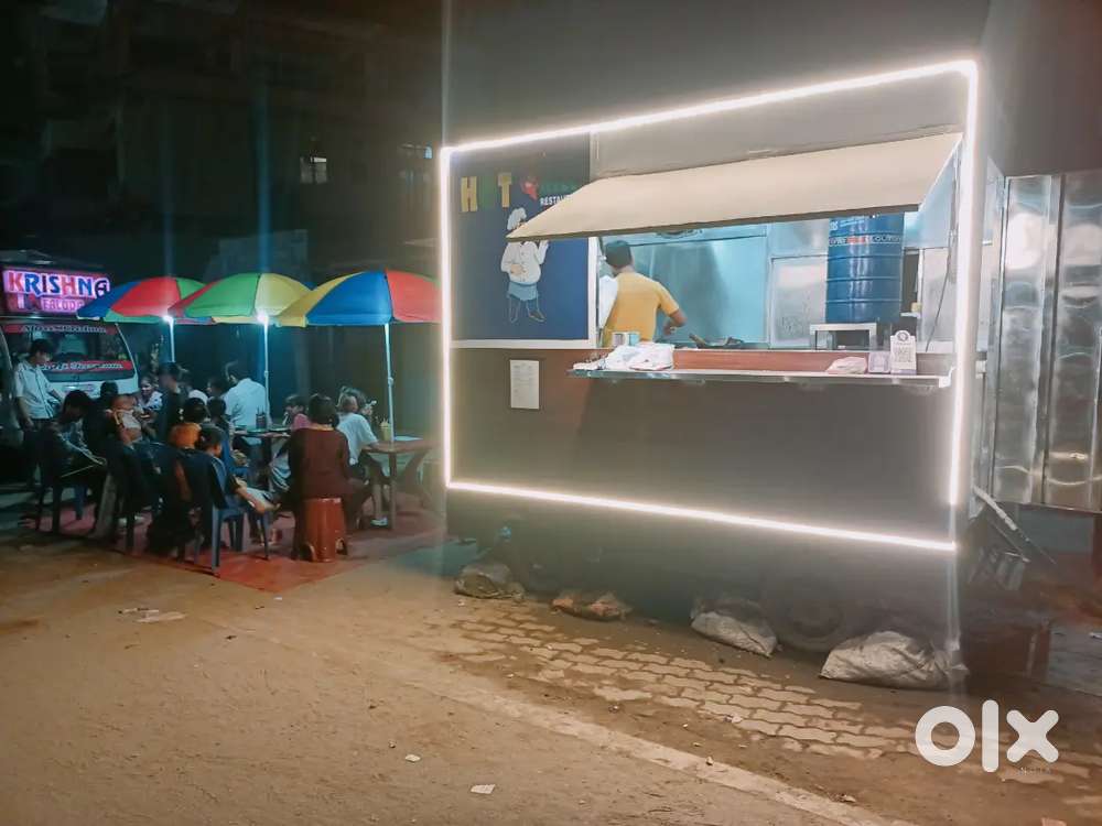 one year old food cart