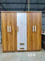 5 door wardrobe, bed, sofa, kitchen cabinet, study table