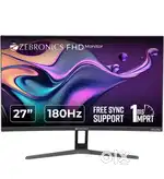 2 × ZEBRONICS 68.58 cm (27 inch) Curved Full HD Monitor