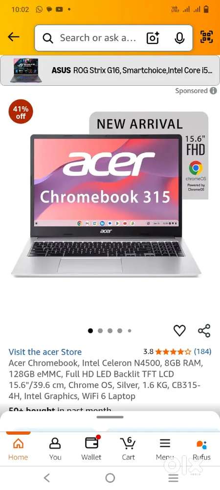 Brand new chrombook fully new
