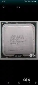 Intel Core2Quad Q9300 Processor and Fan
