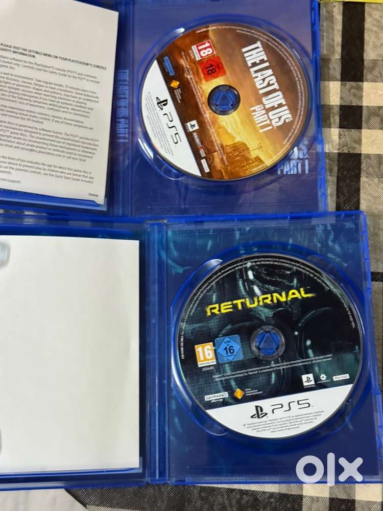 PS5 Physical Copies in perfect Condition - both at 4000 Ruppes