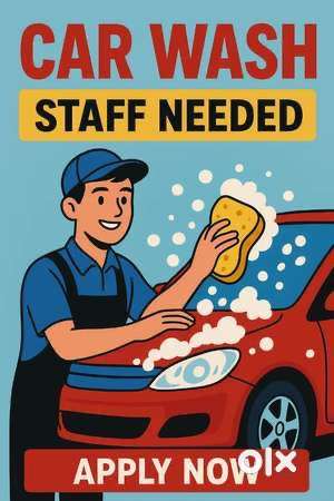 Wanted Car Wash BOYS CHENNAI