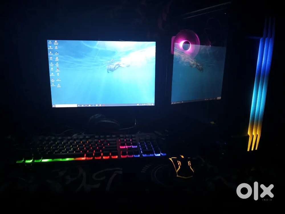 Gaming PC RGB light ke sath RAM 8 i5