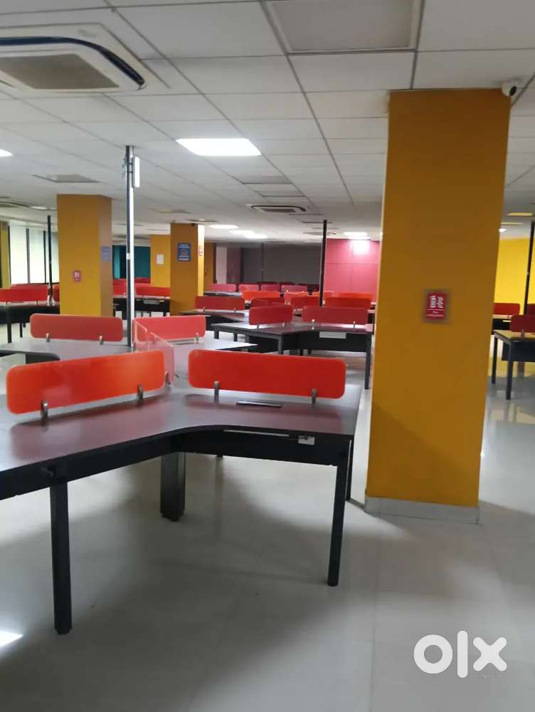 90 seater work station office space available for rent near GS road.