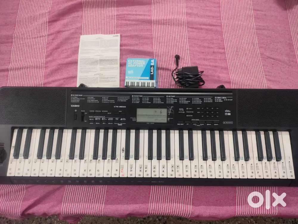 Casio CTK- 3500 61-keys Synth Keyboard just like brand new, untouched