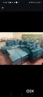 New l shape sofa Bihari colony