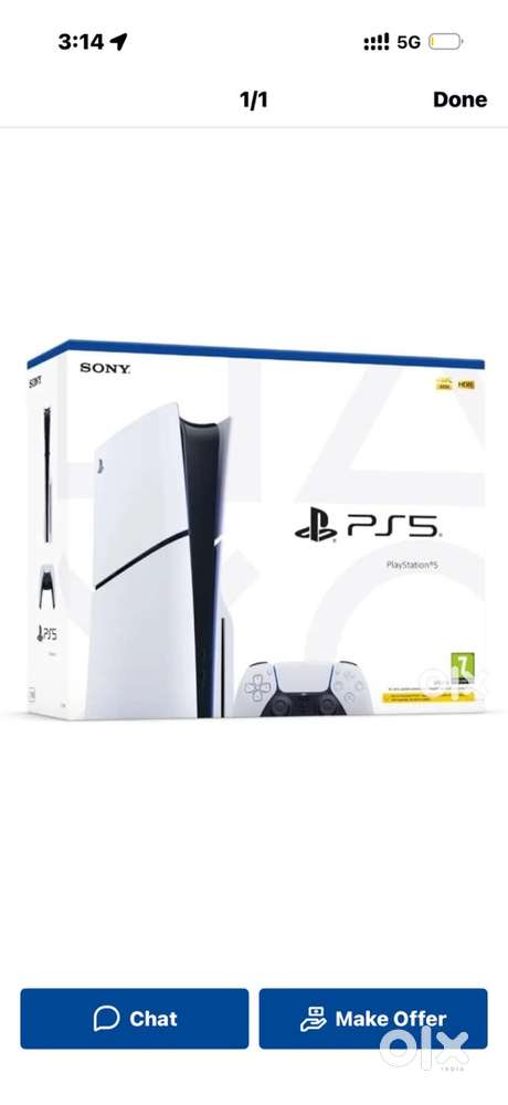 ps5 1 tb  disk typ