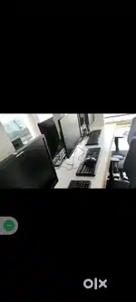 Computer set (cpu+monitor) and one monitor