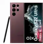 Samsung S 22 ultra burgundy color 12gb ram 512 gb internal