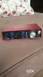 Focusrite Scarlett 2i2 & Samson Condensor microphone C03 with stand