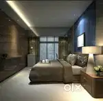 Studio room furnished in the market for family