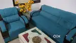 Well Maintained 5 Seater Sofa + White center Table