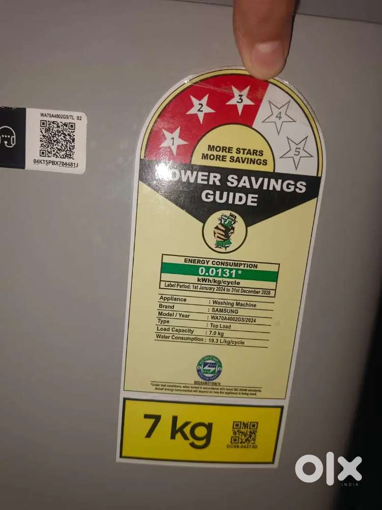 Samsung Automatic machine 7 kg