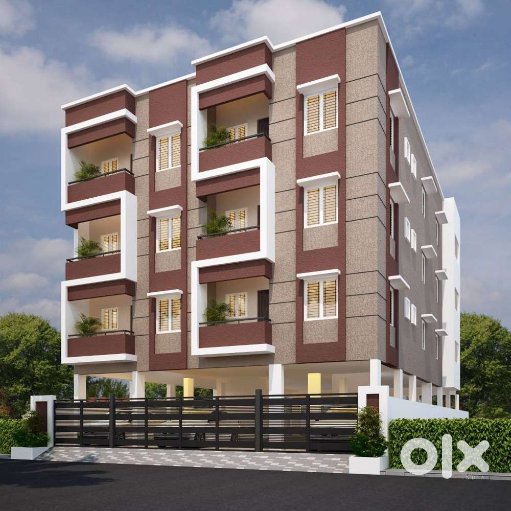 NANMANGALAM 2BHK WITH LIFT AND CCTV - IMMEDIATE SALE,CLEAR DOCUMENTS