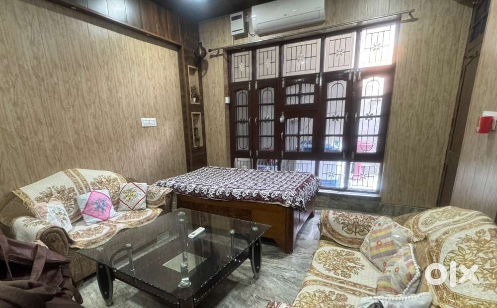 3 sofa set with glass square table Neat nd clean