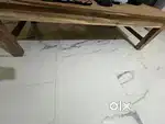 One single bed new and queen size arthpedic matrix and one study table