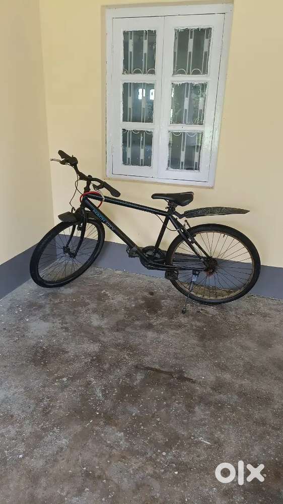 Full black bicycle