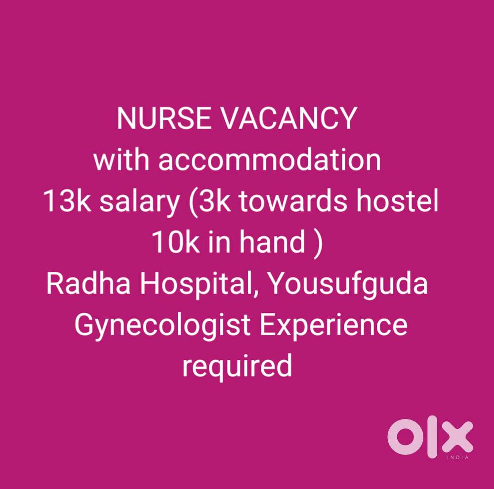 Nurse and DUTY DOCTOR Yousufguda Radha Hospital