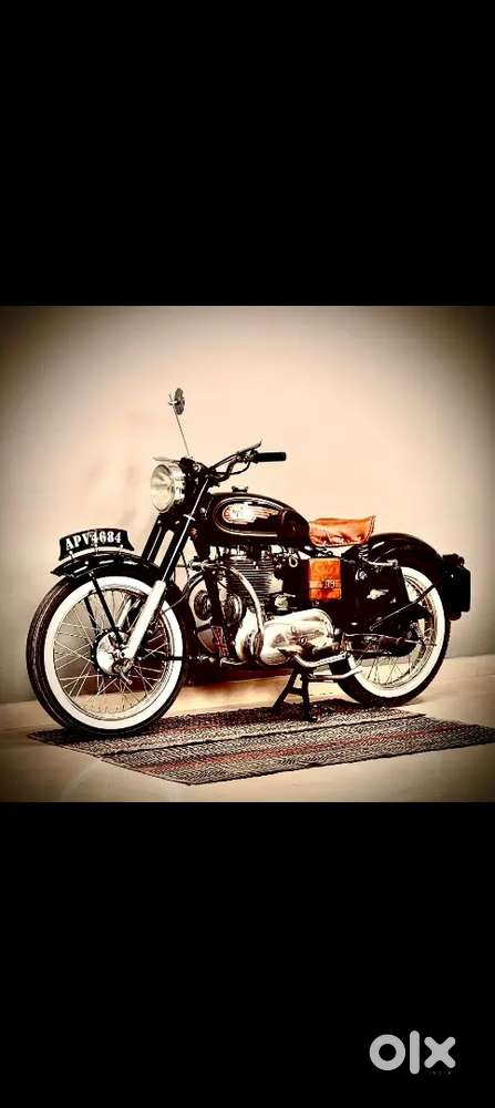 Royal enfield bullet G2 model 1968. Old rc book Andhra registration.