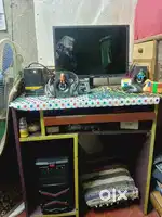 Computer running.