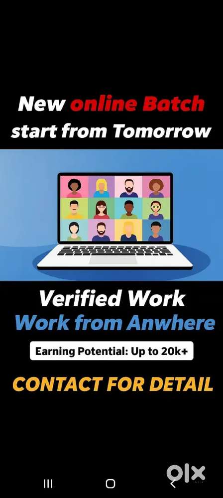 ONLINE WORK FROM HOME
