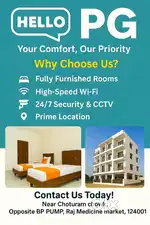 Hello PG Ac/Non-Ac rooms