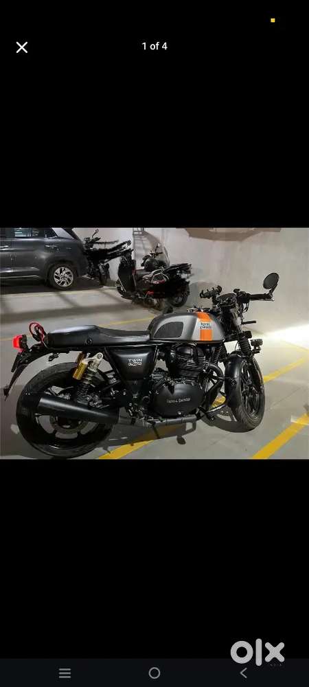 Royal Enfield Continental GT 650 Apex Grey 2023 model Custom Modified