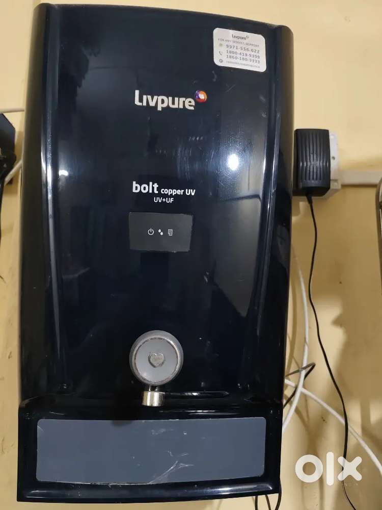 Livpure Bolt Copper UV+UF Water Purifier – Excellent Condition