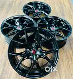 16inch 5*114pcd 7J FZ Wheels Matt black Alloy Wheels Set of 4