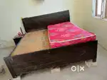 Diwan bed 6 by 6 with side table