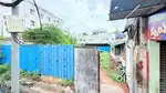 With iron shed