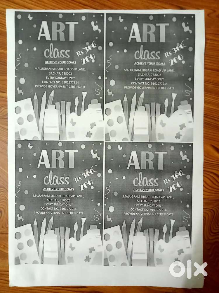 You can also purchase Art/ Art institution only 200 monthly