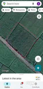 Selling a square piece of land