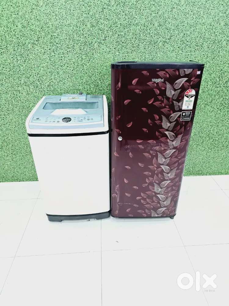 Budget-friendly combo refurbished product  fridge and washing machine