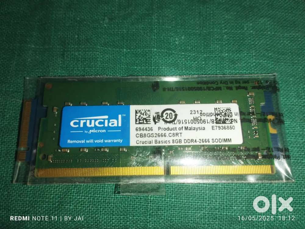 I am selling my ddr4 8gb Laptop RAM