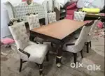 6 CHAIRS DINING TABLE AVAILABLE IN STARF FURNITURE