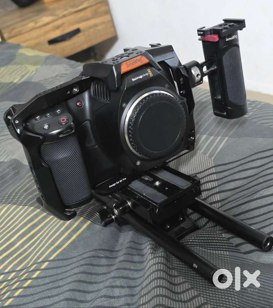 Blackmagic Pocket Cinema Camera 6K G2 with accessories