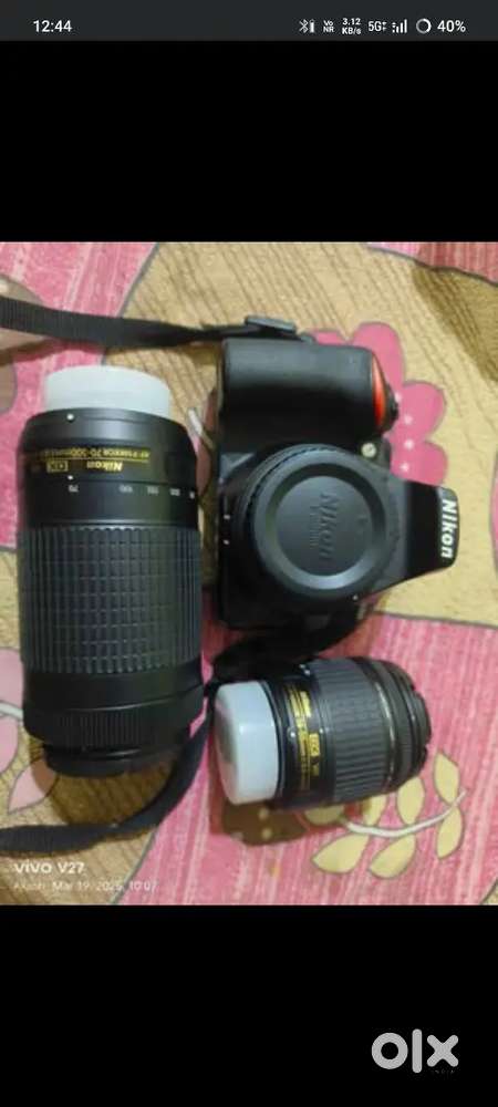 Nikon D3500 urgent sale don't time waste 18-55mm or 70-300mm dual lens