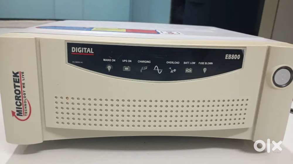 Microtek inverter and battery for sale