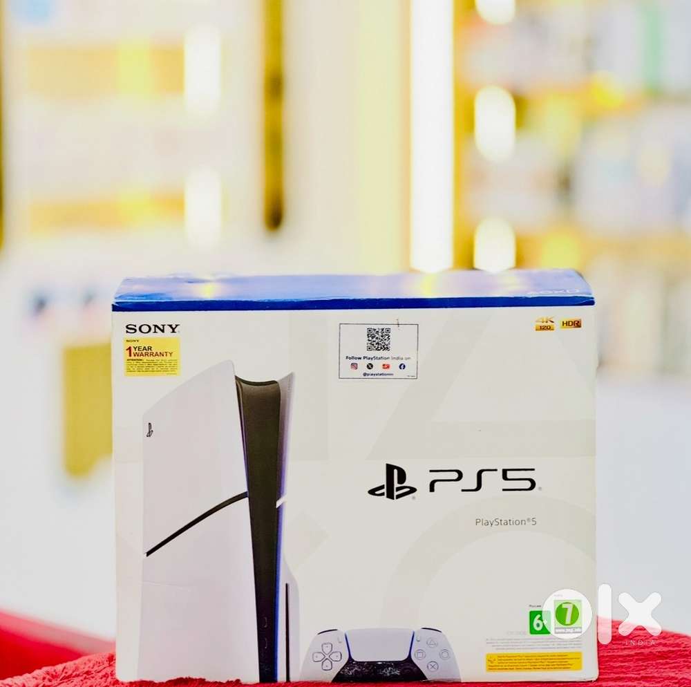 PS5 SLIM DISC EDITION SEALED WITH STORE BILL AND BRAND WARRANTY