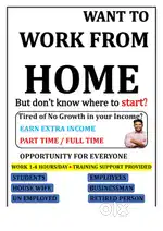 Work from home part time/full time