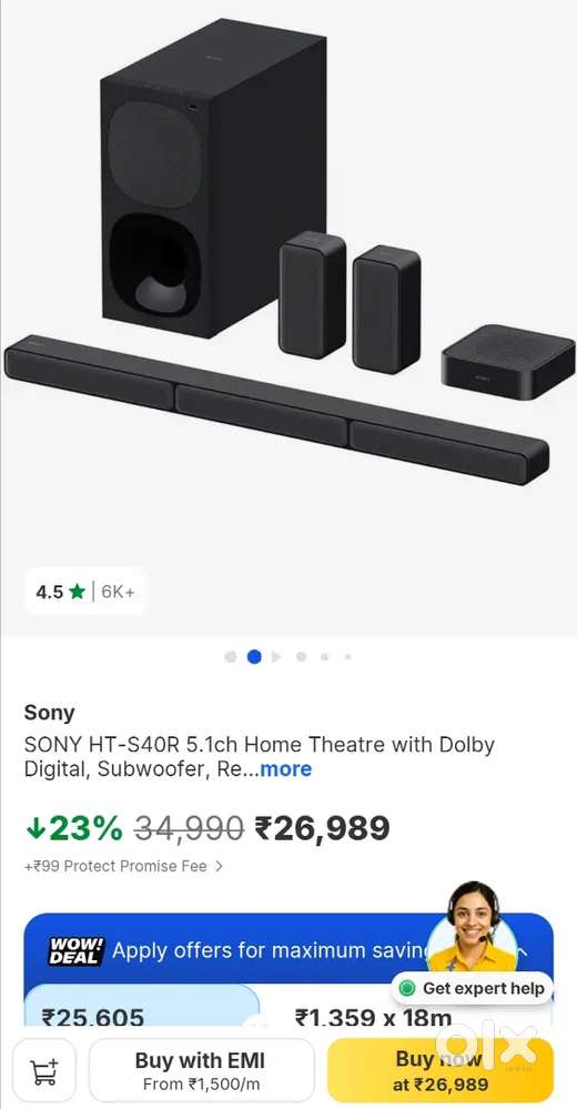 Sony home theatre S40