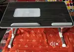 Computer cooling fan wood portable table