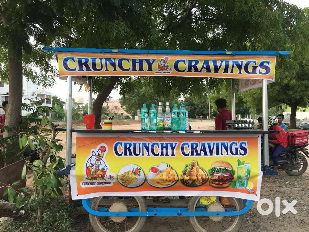 Wheelbarrow selling.