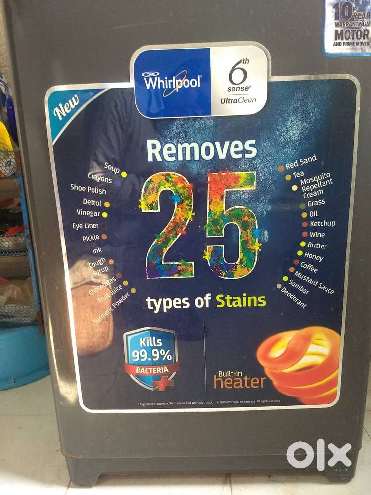 Whirlpool washing machine top load